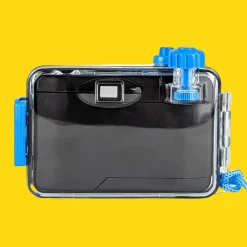 Blue Underwater Focus Free 35mm Point and Shoot Film Camera Reusable