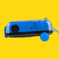 Blue Underwater Focus Free 35mm Point and Shoot Film Camera Reusable