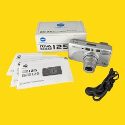 BRAND NEW - Minolta Riva Zoom 125 35mm Film Camera Point and Shoot