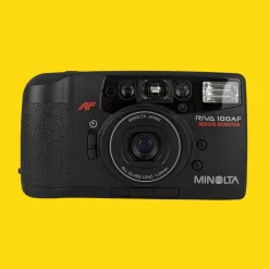 Brand New - Minolta Riva Zoom 100AF 35mm Film Camera Point and Shoot