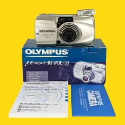 BRAND NEW - Olympus Mju III Wide 100 35mm Film Camera Point and Shoot