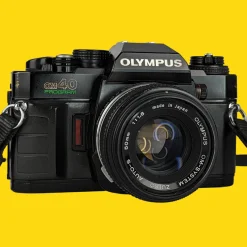 BRAND NEW - Olympus OM40 Program Black 35mm SLR Film Camera with Olympus Prime Lens