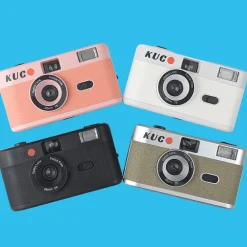 Brand New KUGO 35mm Film Camera Reusable Point And Shoot - White