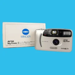 BRAND NEW-Minolta AF50 Big Finder 35mm Film Camera Point and Shoot