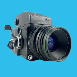 Bronica ETRS With AE II Prism and 75mm F2.8 Lens. 6X4.5 Medium Format Film Camera