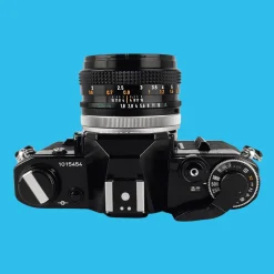 Canon AE-1 Black 35mm SLR Film Camera with Canon Prime Lens