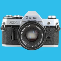 Canon AE-1 35mm SLR Film Camera with Canon Prime Lens