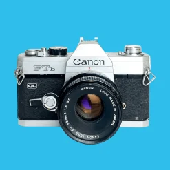 Canon FTb QL 35mm SLR Film Camera With Canon Sc 50mm F1.8.