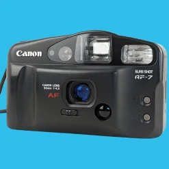 Canon Sure Shot AF-7 With Buttons 35mm Film Camera Point and Shoot