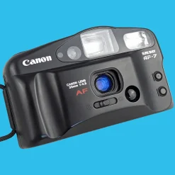 Canon Sure Shot AF-7 With Buttons 35mm Film Camera Point and Shoot