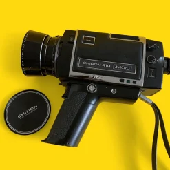 Chinon 410 Marco Super 8 Movie Cine Camera with Original Case
