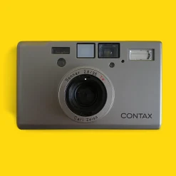 Contax T3 Titan Silver 35mm Film Camera Point & Shoot with 35mm f/2.8 Lens