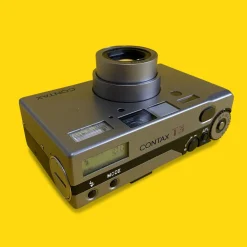 Contax T3 Titan Silver 35mm Film Camera Point & Shoot with 35mm f/2.8 Lens