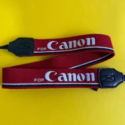 Genuine Canon Red SLR Camera Strap