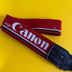 Genuine Canon Red SLR Camera Strap