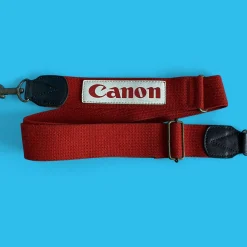 Genuine Canon Royal Red SLR Camera Strap