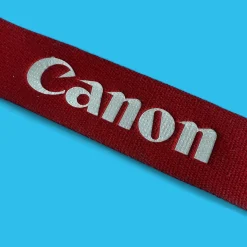 Genuine Canon Royal Red SLR Camera Strap