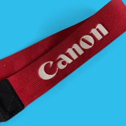 Genuine Canon Royal Red SLR Camera Strap