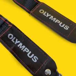 Genuine Olympus Black & Red SLR Camera Strap