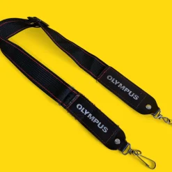 Genuine Olympus Black & Red SLR Camera Strap