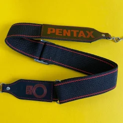 Genuine Pentax Black & Red SLR Camera Strap