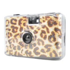 Leopard Print Focus Free 35mm Point and Shoot