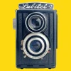 Lubitel 2 With 75mm F4.5 Lens. TLR 6X6 Medium Format Film Camera.