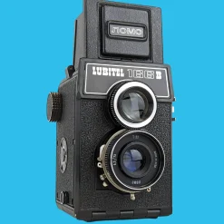 Lubitel 166B With 75mm F4.5 Lens. TLR 6X6 Medium Format Film Camera.