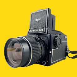 Mamiya M645 1000S with 55mm F2.8 Lens. 6X4.5 Medium Format Film Camera.