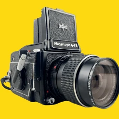 Mamiya M645 1000S with 55mm F2.8 Lens. 6X4.5 Medium Format Film Camera.