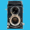 Minolta Autocord With 75mm F3.5 Lens. TLR 6X6 Medium Format Film Camera.