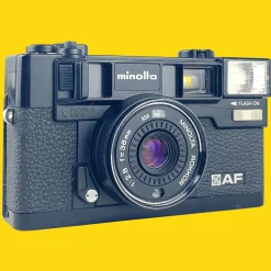Minolta Hi-Matic AF 35mm Film Camera Point and Shoot Rangefinder