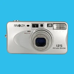 Minolta Riva Zoom 125 35mm Film Camera Point and Shoot