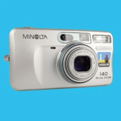 Minolta Riva Zoom 140 35mm Film Camera Point and Shoot