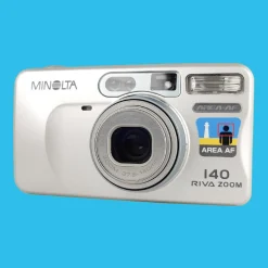 Minolta Riva Zoom 140 35mm Film Camera Point and Shoot