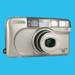Minolta Riva Zoom 90 35mm Film Camera Point and Shoot