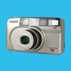 Minolta Riva Zoom 90 35mm Film Camera Point and Shoot