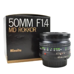 Minolta Rokkor MD 50mm F1.4 Prime Lens