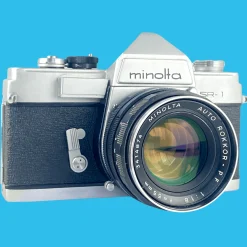 Minolta SR-1 SLR 35mm Film Camera with lens