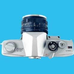 Minolta SR-1 SLR 35mm Film Camera with lens