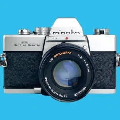 Minolta SRT SC-II SLR 35mm Film Camera with 50mm lens