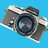 Minolta XE-5 SLR 35mm Film Camera with 28mm lens