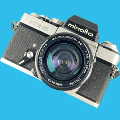 Minolta XE-5 SLR 35mm Film Camera with 28mm lens
