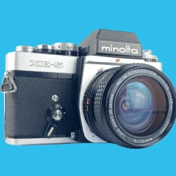Minolta XE-5 SLR 35mm Film Camera with 28mm lens