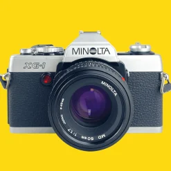 Minolta XG-1 SLR 35mm Film Camera with 50mm lens