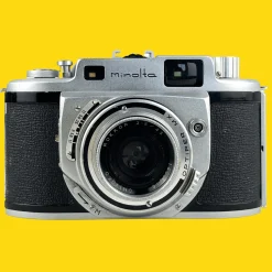 Minolta-A Rangefinder 35mm Film Camera With Chiyoko Rokko 45mm F3.5 Lens