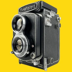 Minoltacord With 75mm F3.5 Lens. TLR 6X6 Medium format Film Camera.