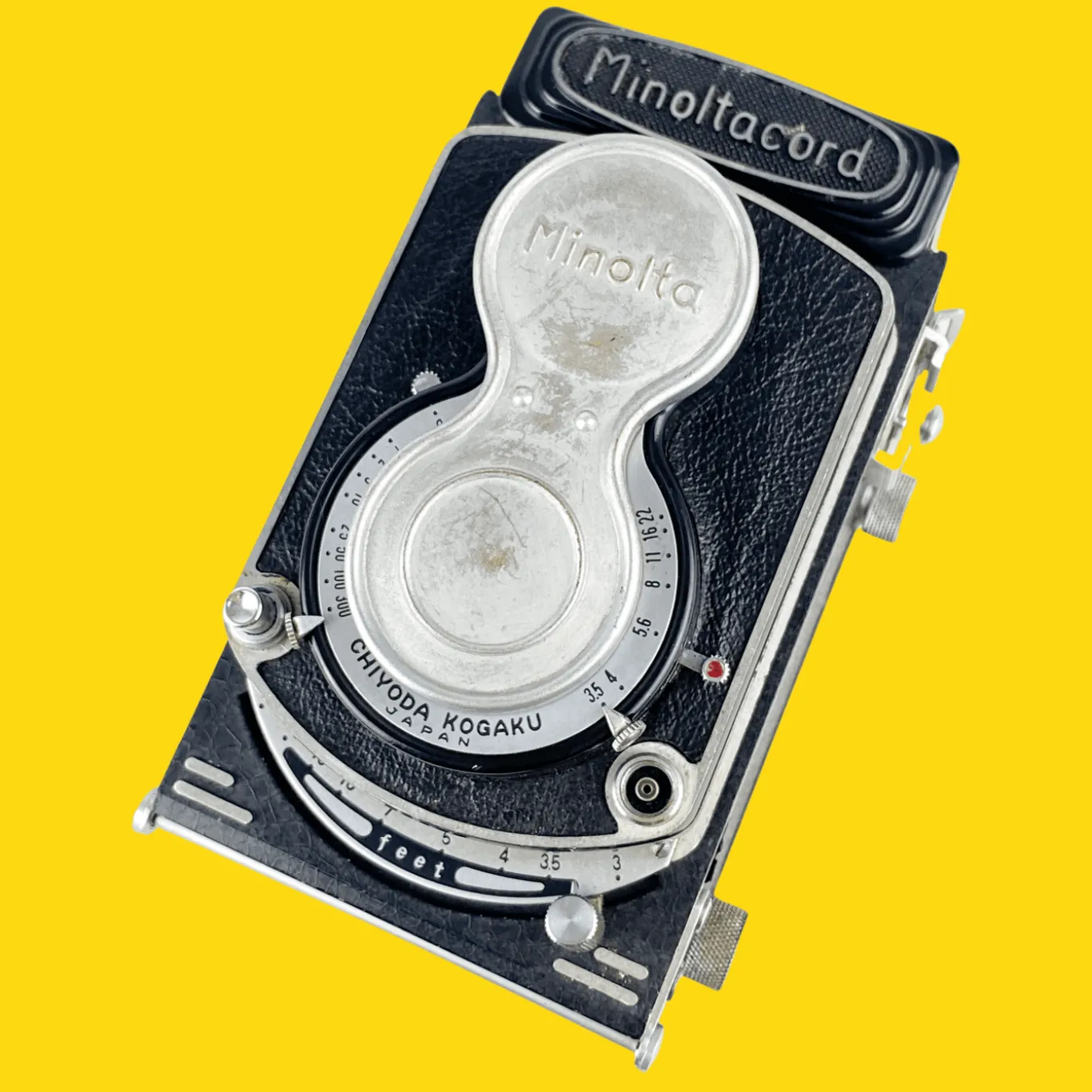 Minoltacord With 75mm F3.5 Lens. TLR 6X6 Medium format Film Camera.