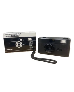 35MM REUSABLE FILM CAMERA WITH FLASH - BLACK