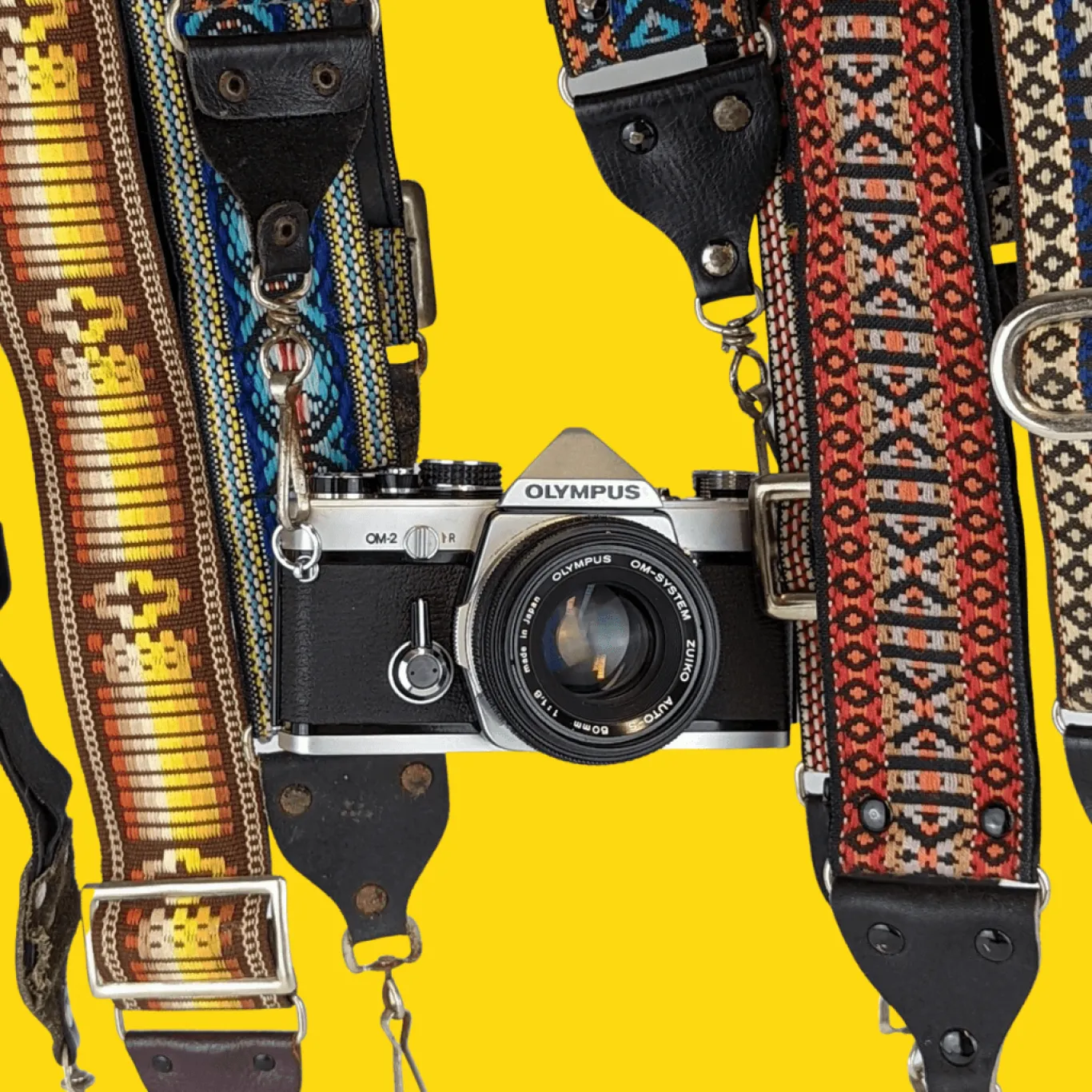 Mystery Aztec Vintage Camera Straps